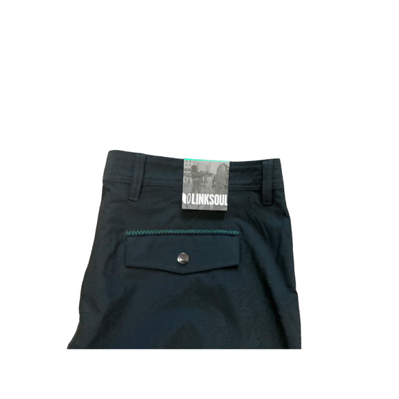 Link Soul NEW 38 Black Boardwalker Shorts Hybrid Shorts for Land & Sea - Picture 2 of 3